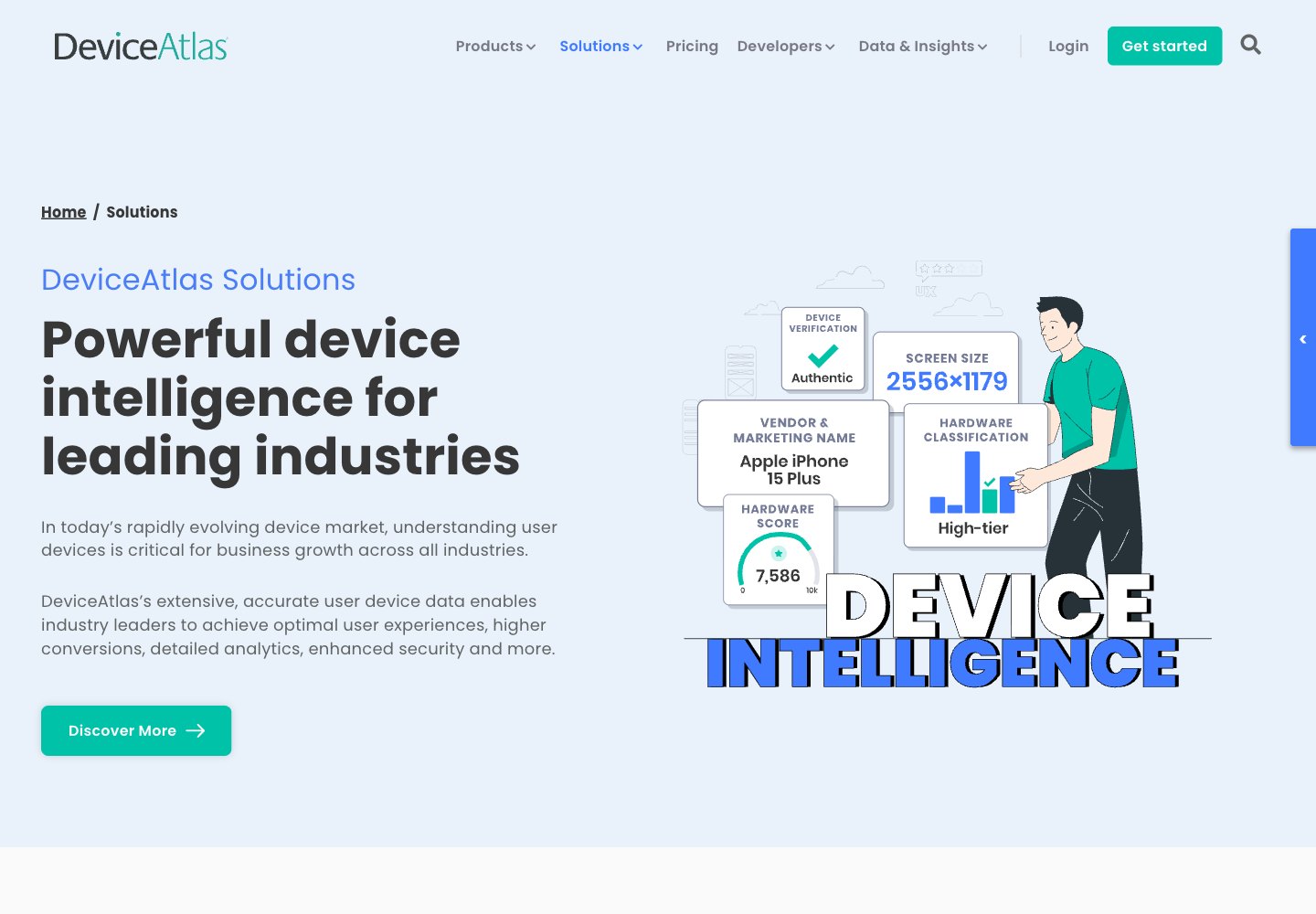 DeviceAtlas: use cases webpage