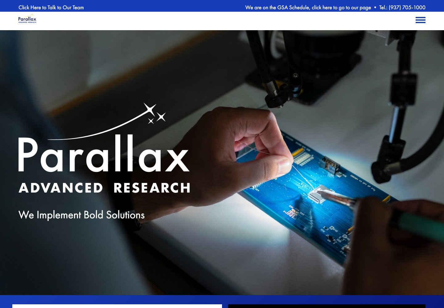 Parallax Advanced Research: research webpage