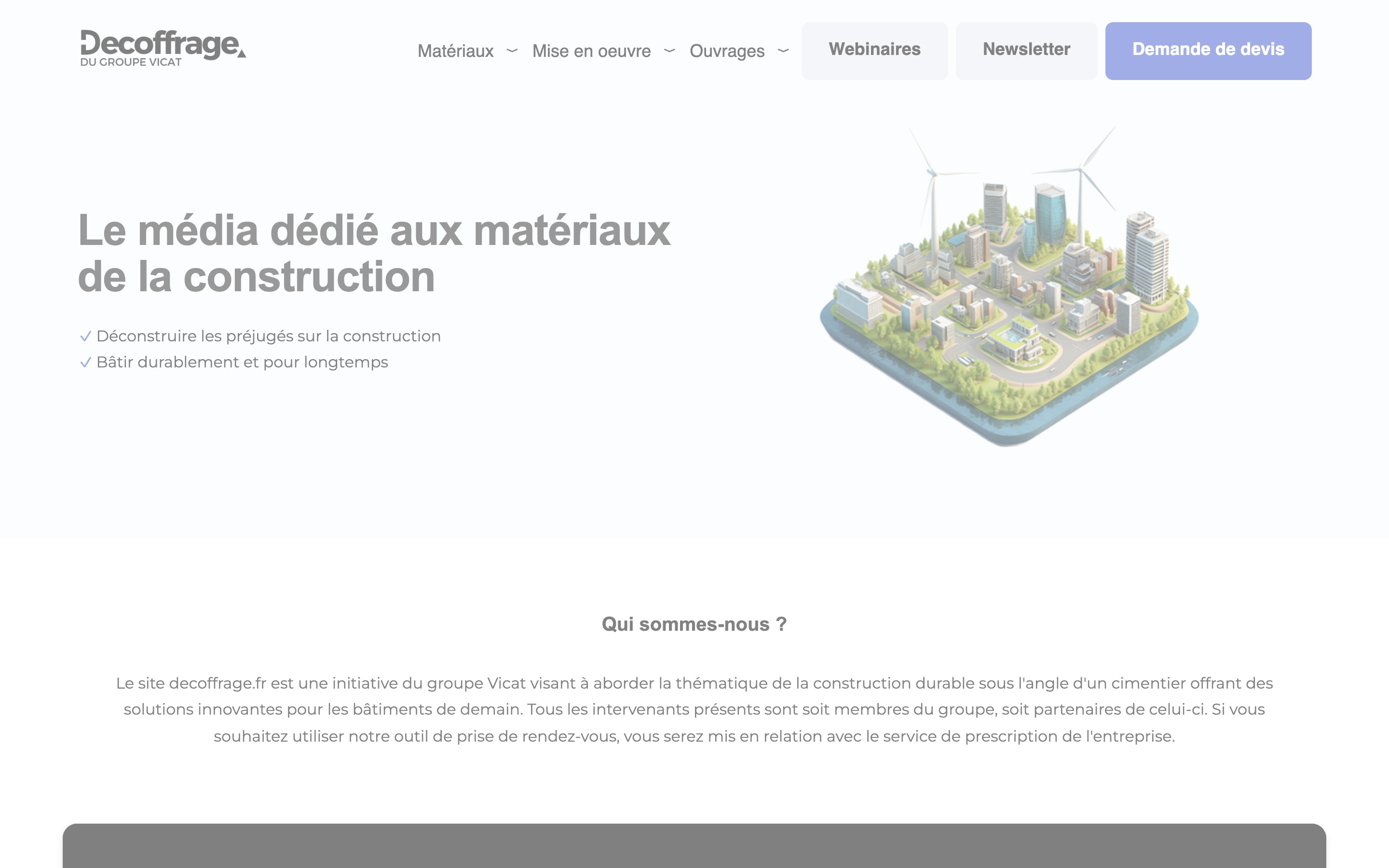 Décoffrage formwork products site