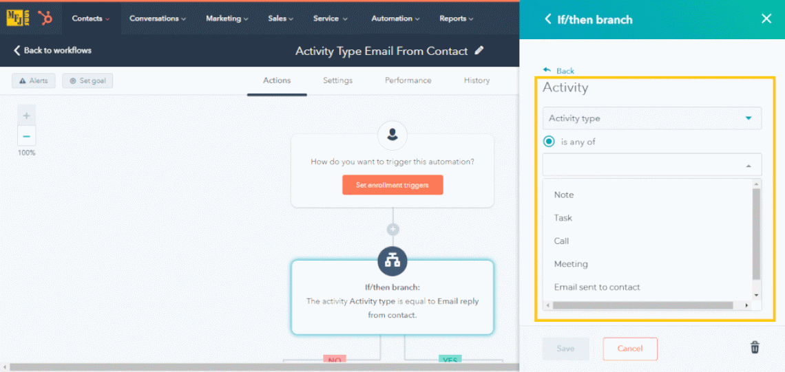 Hubspot Screenshot