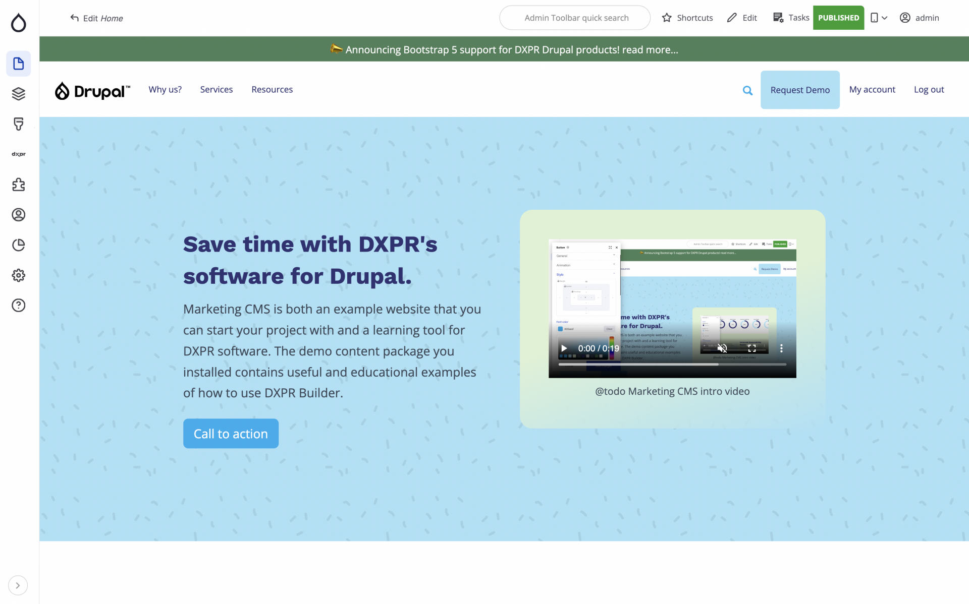 Sooper Drupal Themes: Wow your Drupal editors with DXPR Marketing CMS, now on Drupal 10 and Bootstrap 5! Sooper Drupal Themes: Wow your Drupal editors with DXPR Marketing CMS, now on Drupal 10 and Bootstrap 5!
